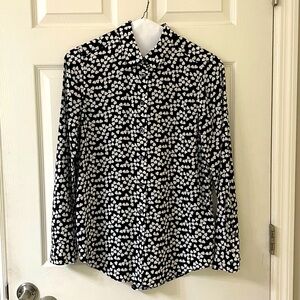 Equipment Essential Silk Heart Shirt Small